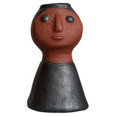 Small Figurative Ceramic Candle Holder, 1960s