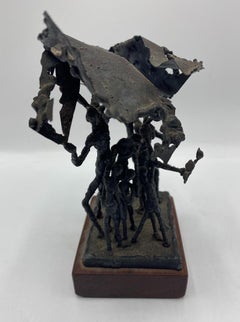 Small Figurative Metal Mid 20th Century Sculpture by Harris Sorrelle