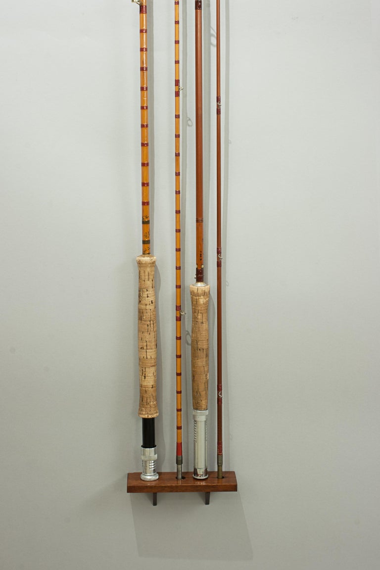 Small Fishing Rod Display Rack at 1stDibs | vintage fishing rod holder, antique fishing rod display, how to display old fishing rods Small Fishing Rod Display Rack at 1stDibs | vintage fishing rod holder, antique fishing rod display, how to display old fishing rods