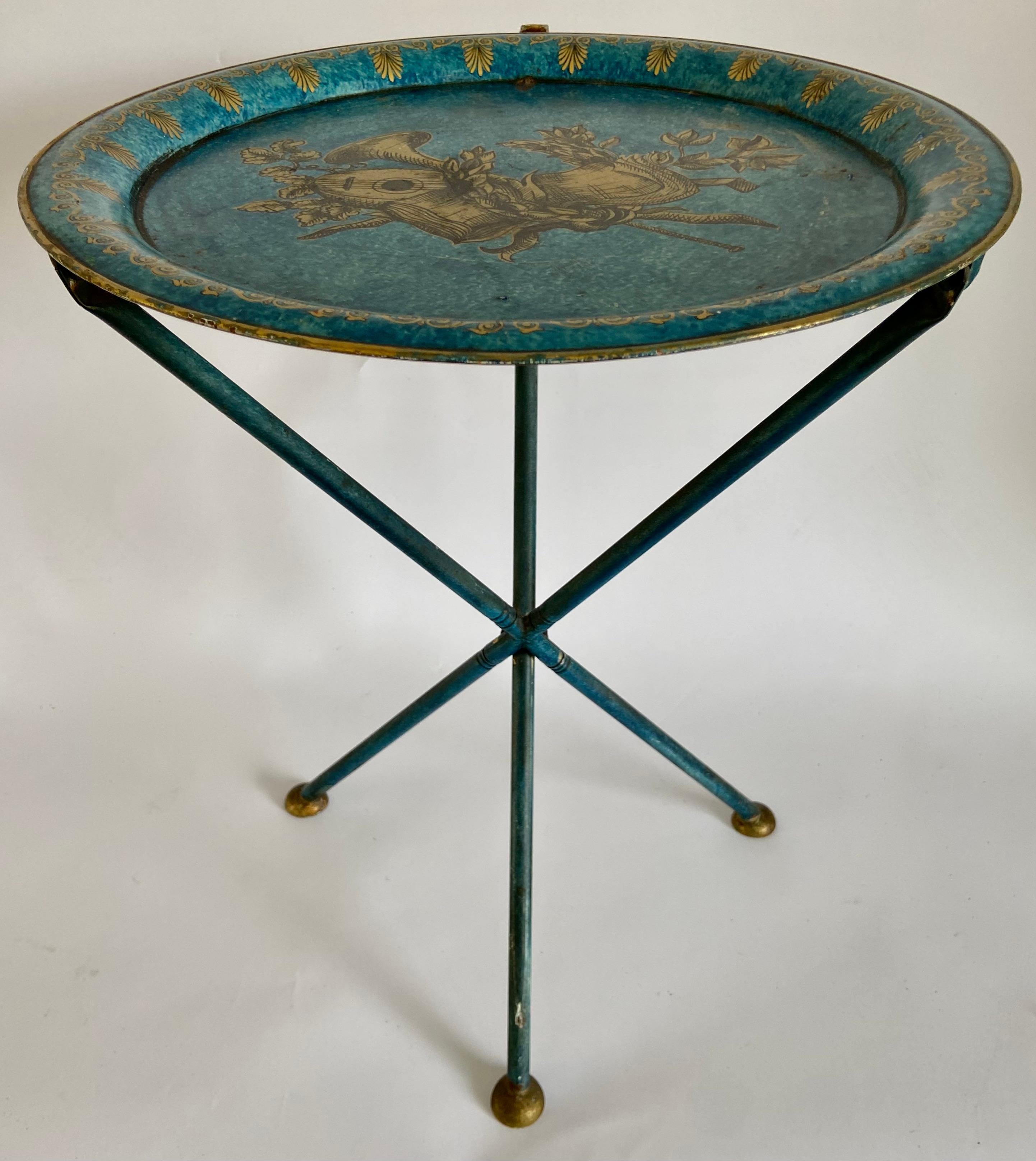 Small folding side table 2