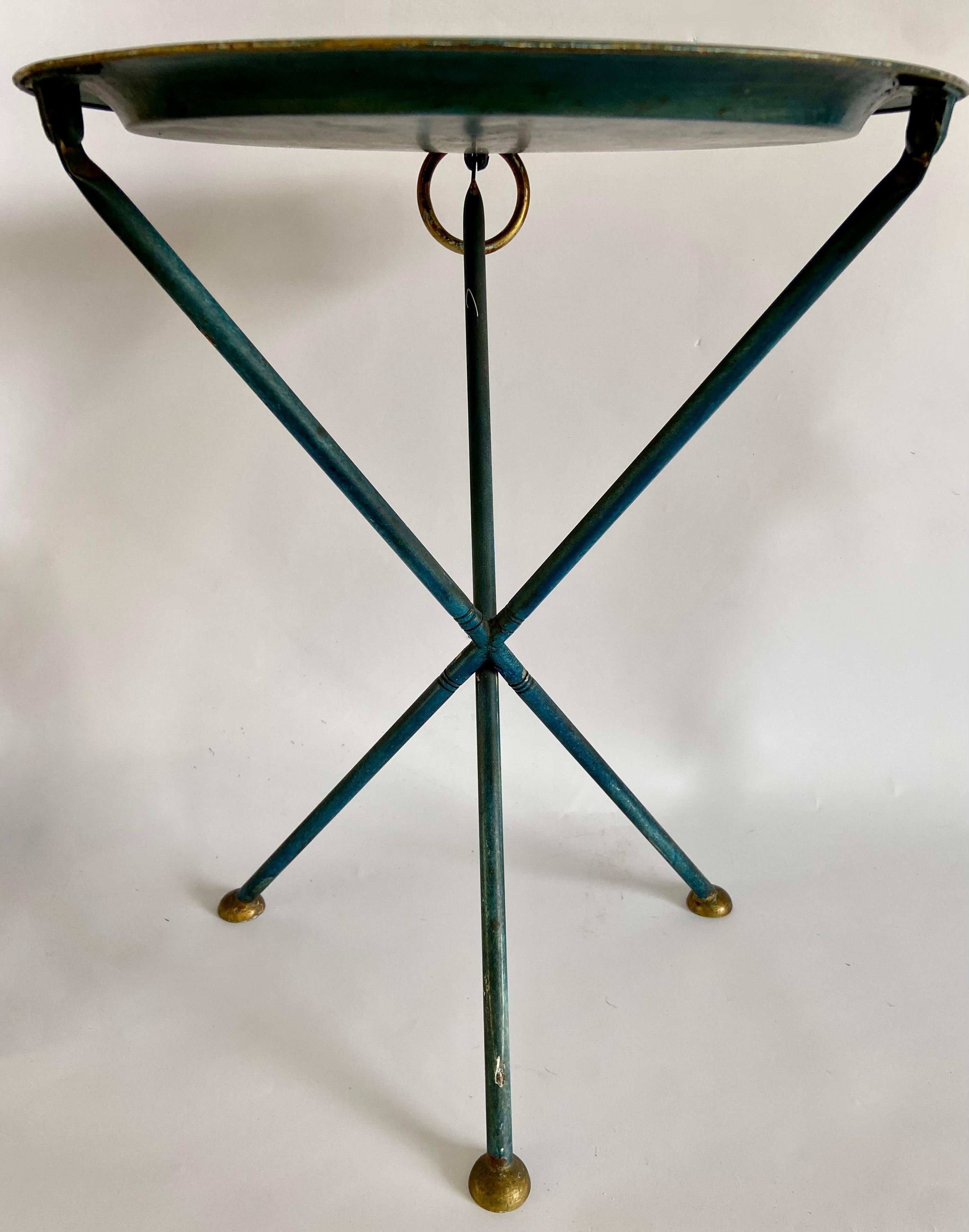 Small folding side table In Good Condition In 'S-HERTOGENBOSCH, NL