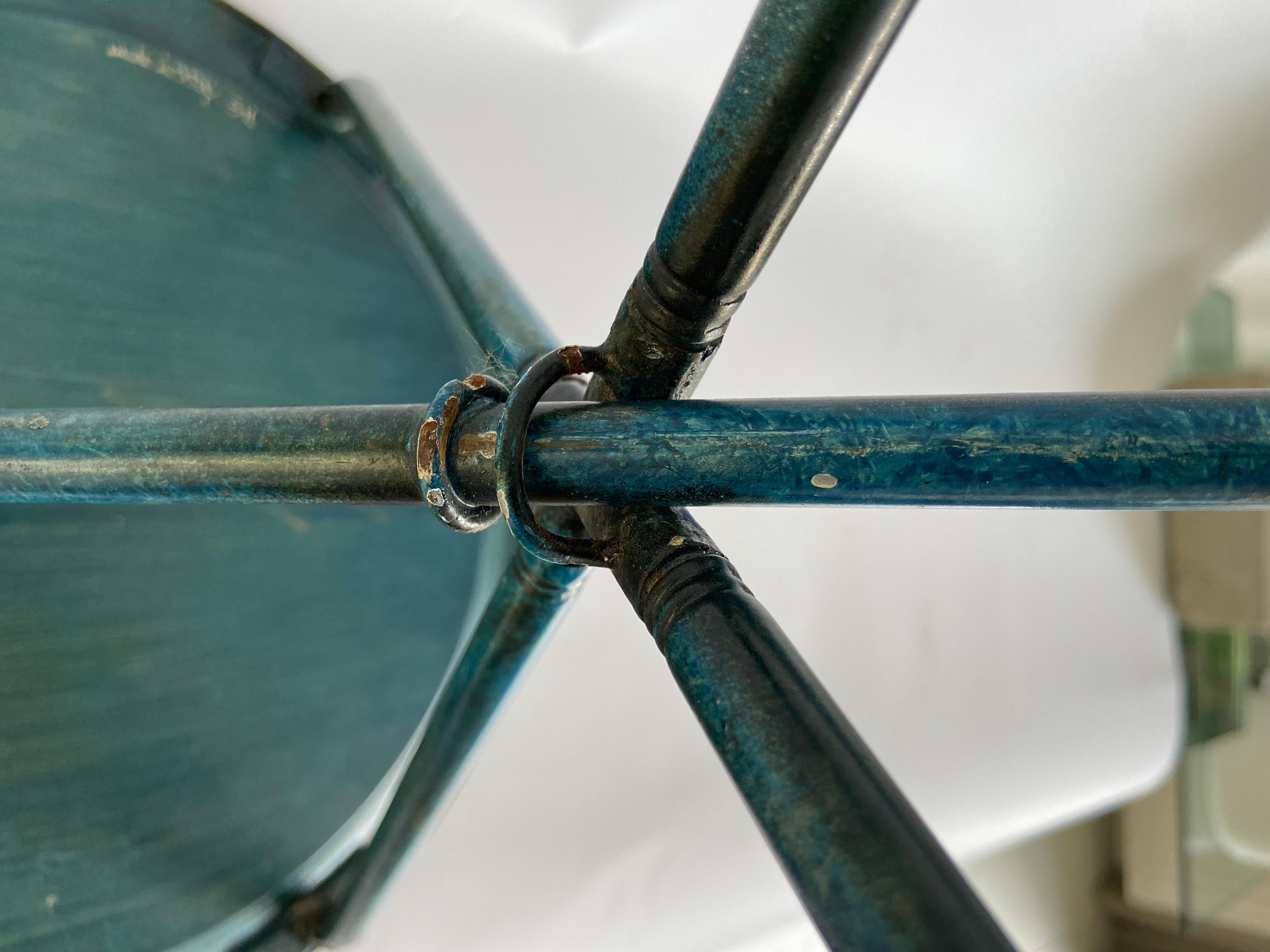 Metal Small folding side table