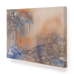 "Small Forest World" Abstract Painting by Issy Wilson