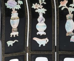 Small four-panel screen
