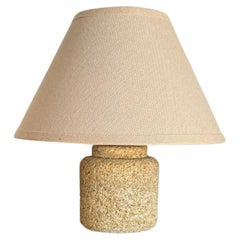 Small French 1960’s stone carved lamp style of Albert Tormos
