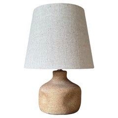 Small French 1970’s stoneware lamp