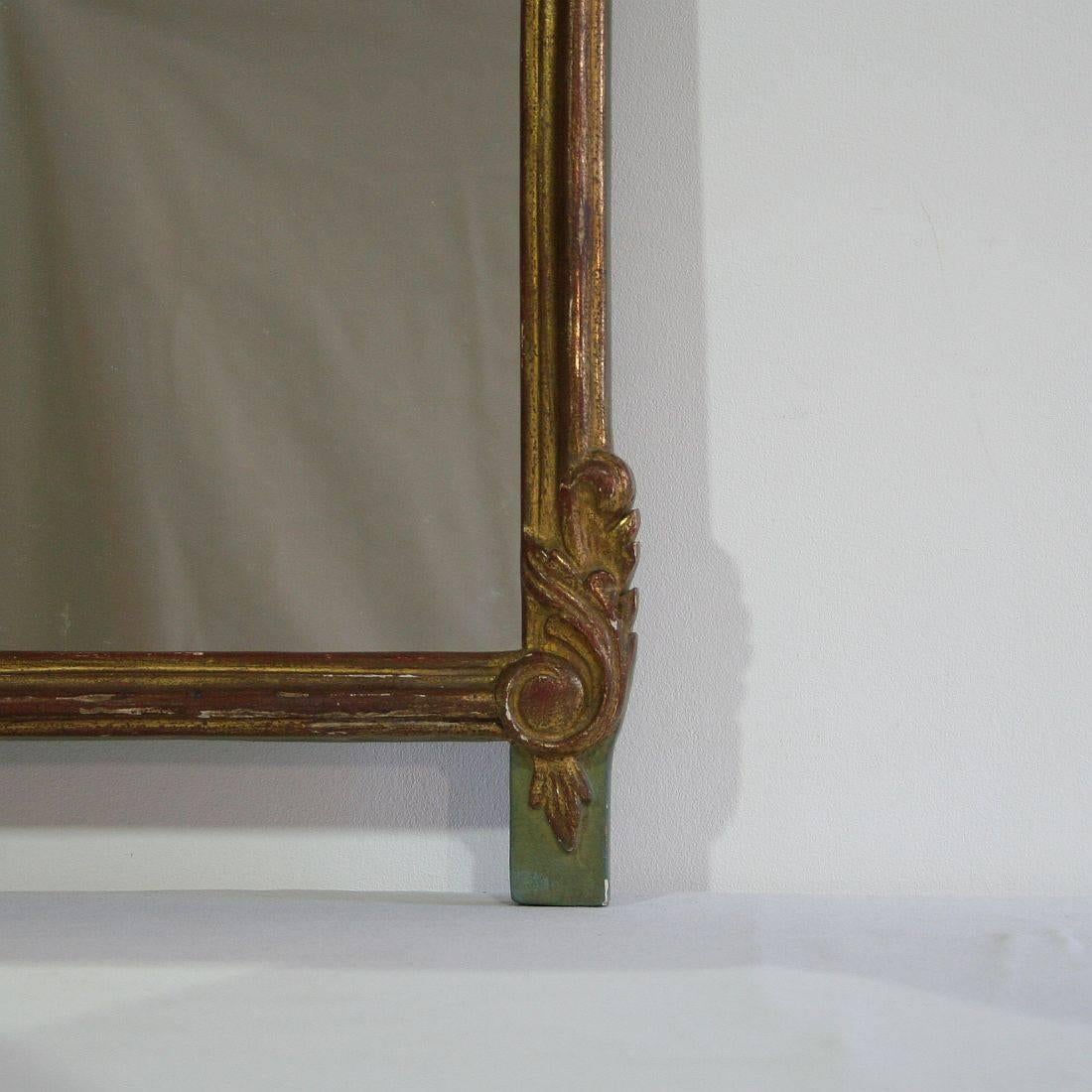 Small French 19th Century Giltwood Mirror In Good Condition In Buisson, FR