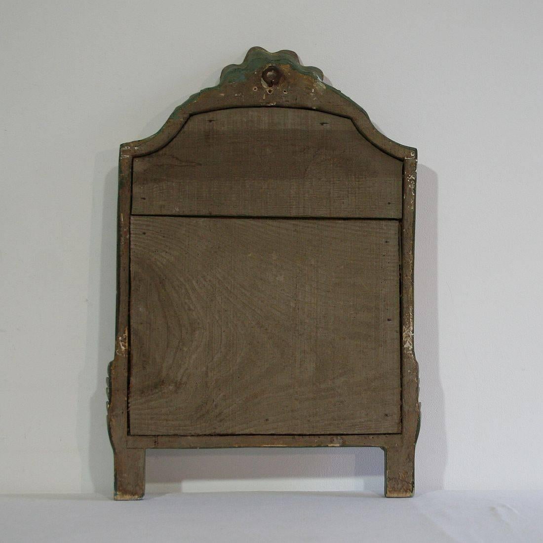 Wood Small French 19th Century Giltwood Mirror