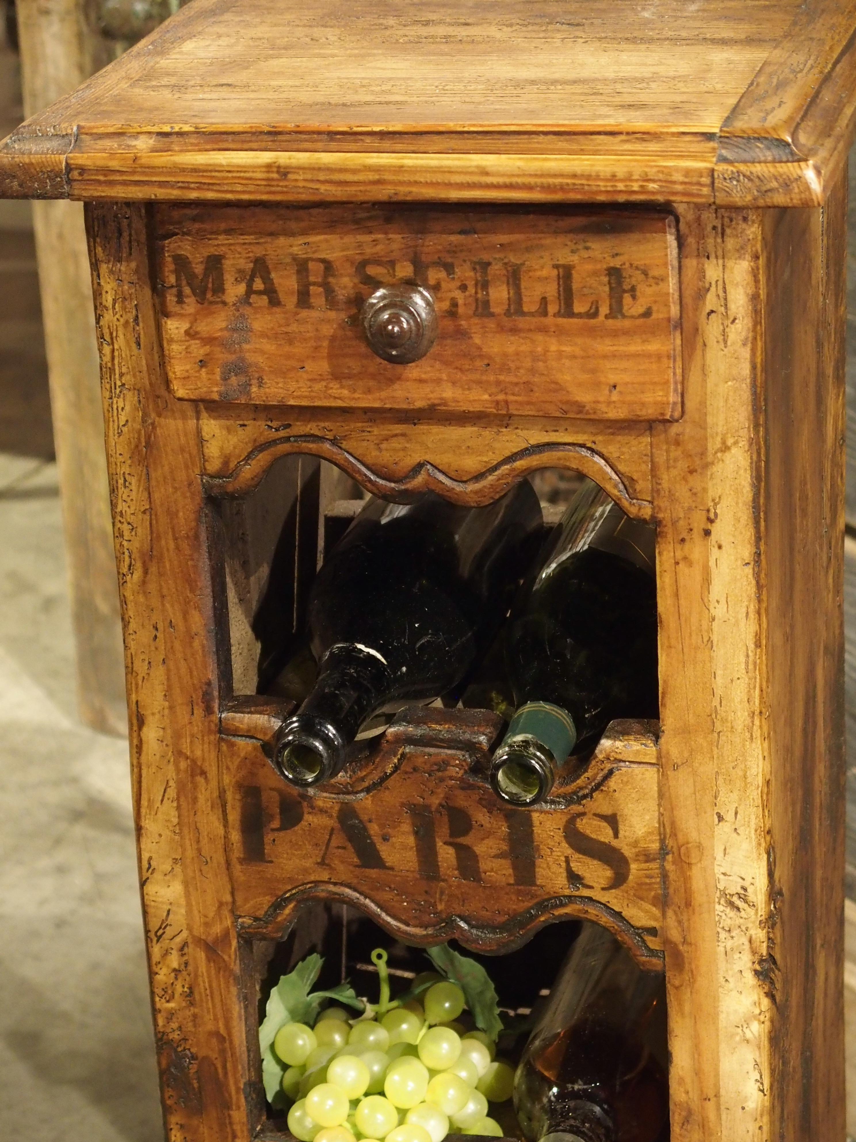 antique wine bottle holder