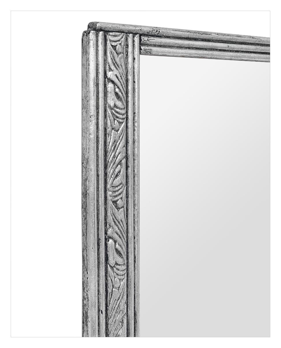 Petit miroir mural français ancien en argent, style Art Nouveau, circa 1900 Bon état - En vente à Paris, FR