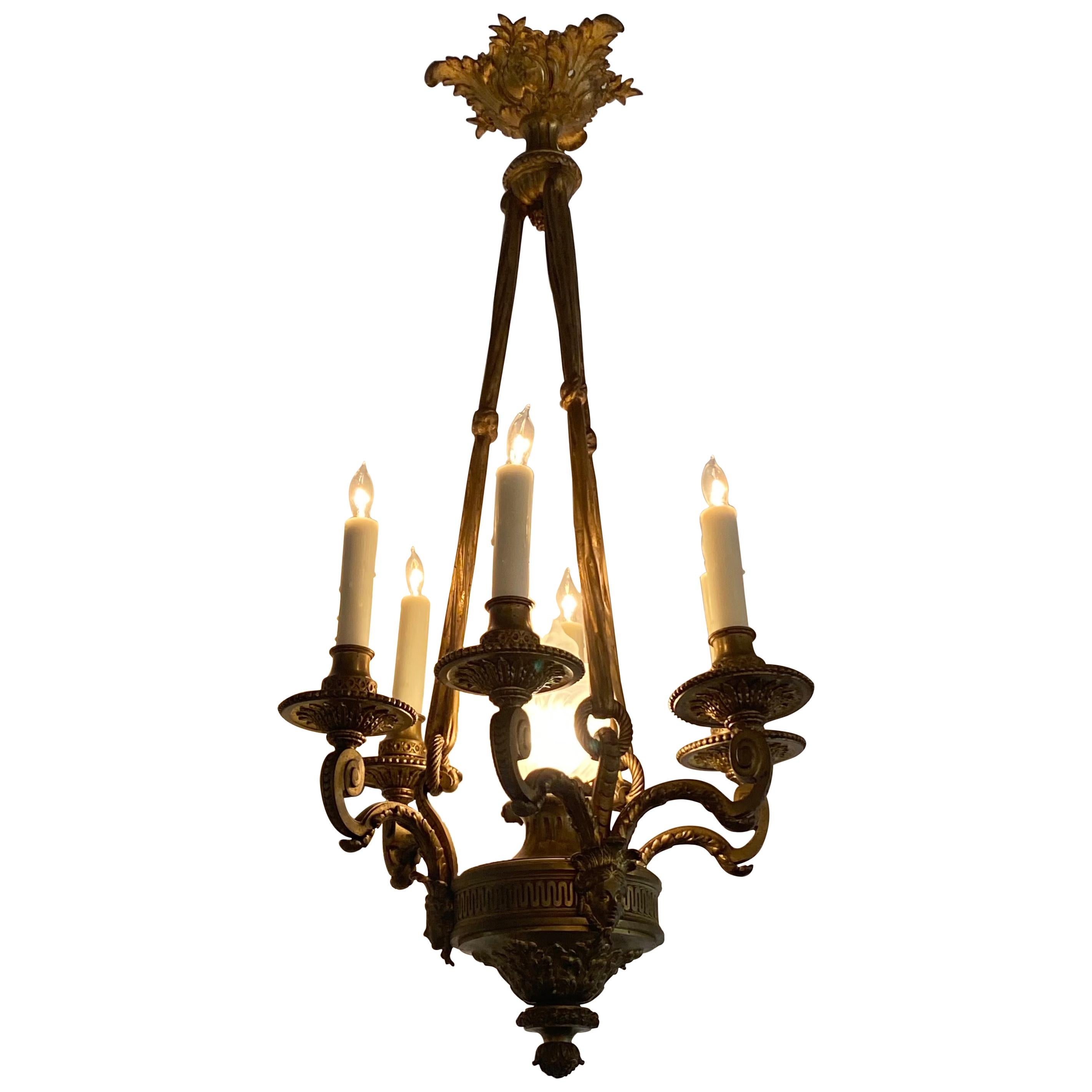 Small French Chandelier For Sale