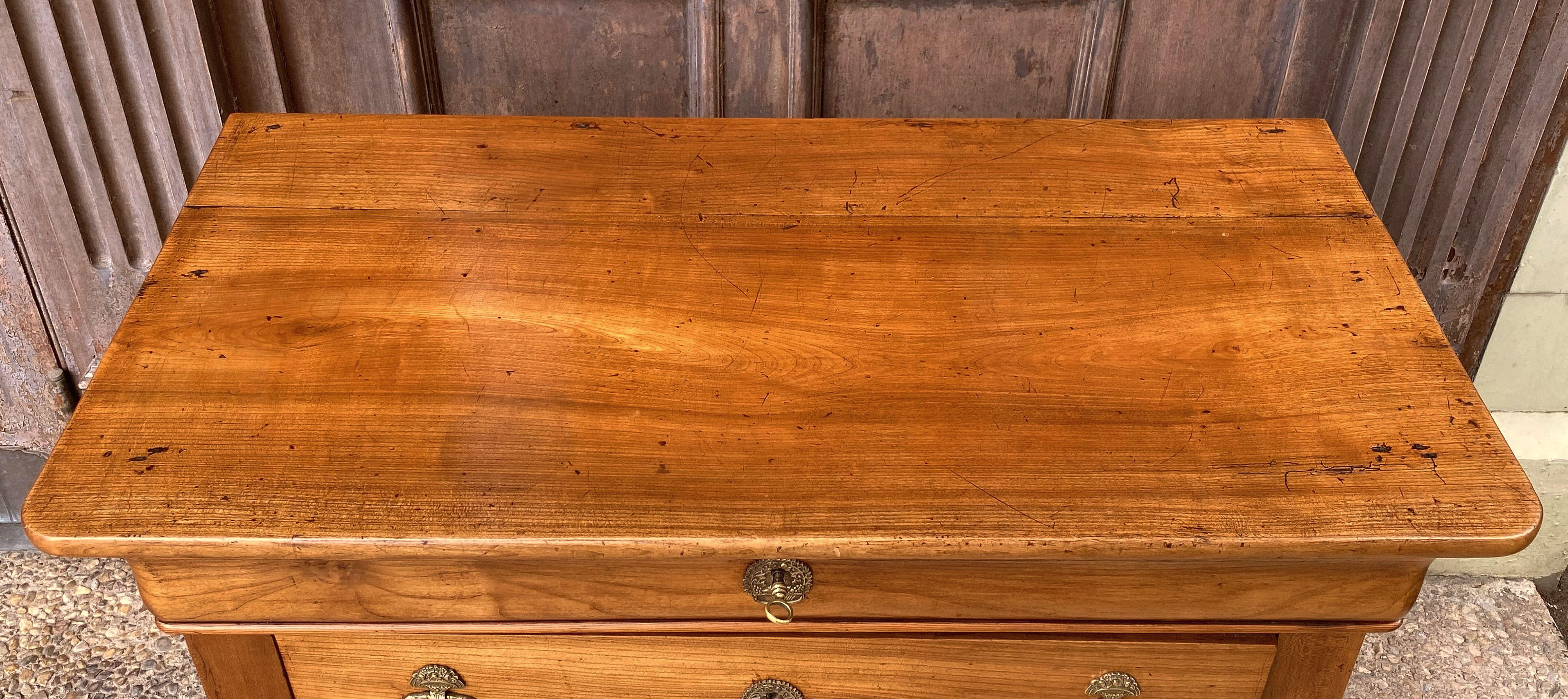 Small French Chest or Commode of Cherry 5