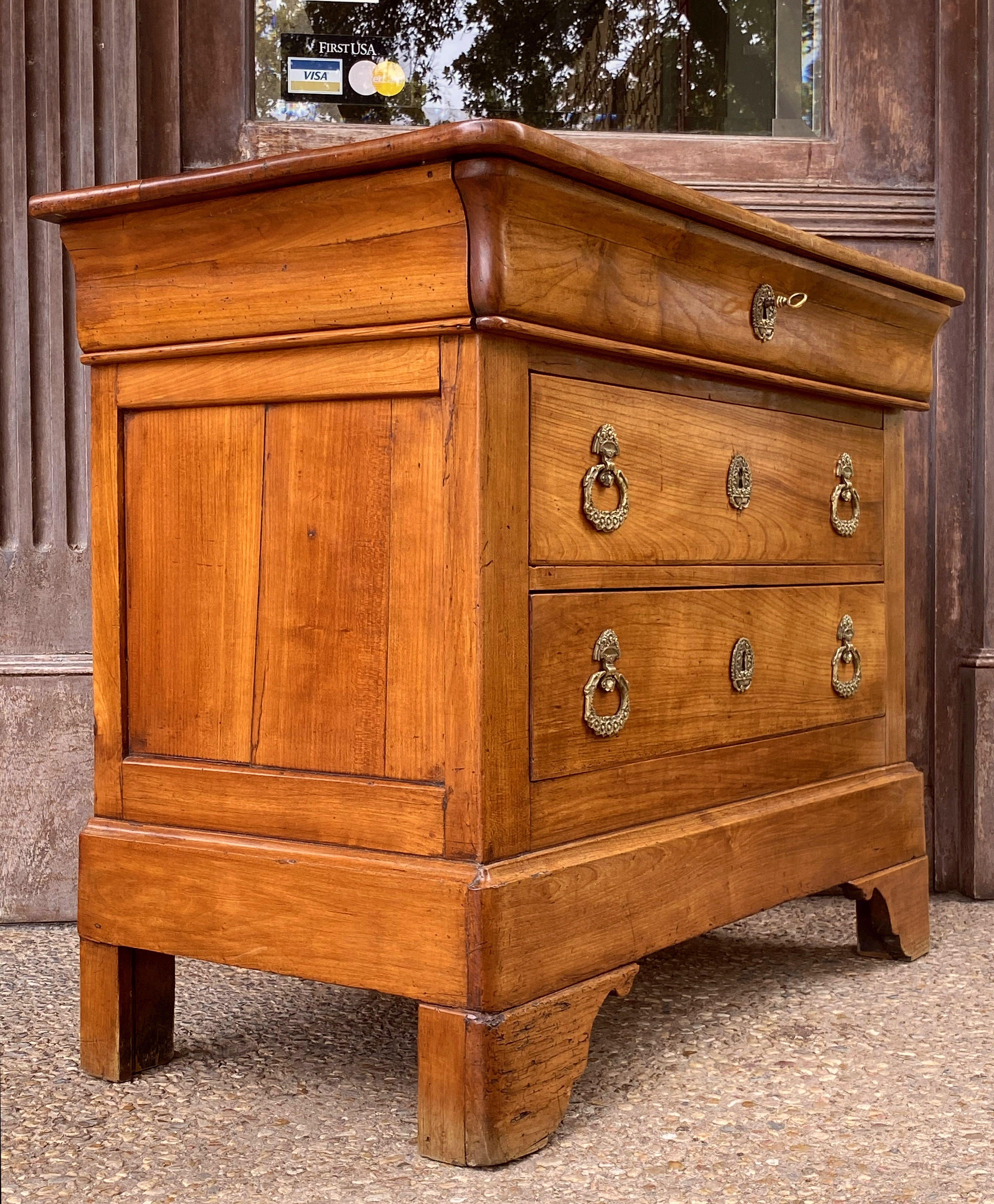 Small French Chest or Commode of Cherry 9