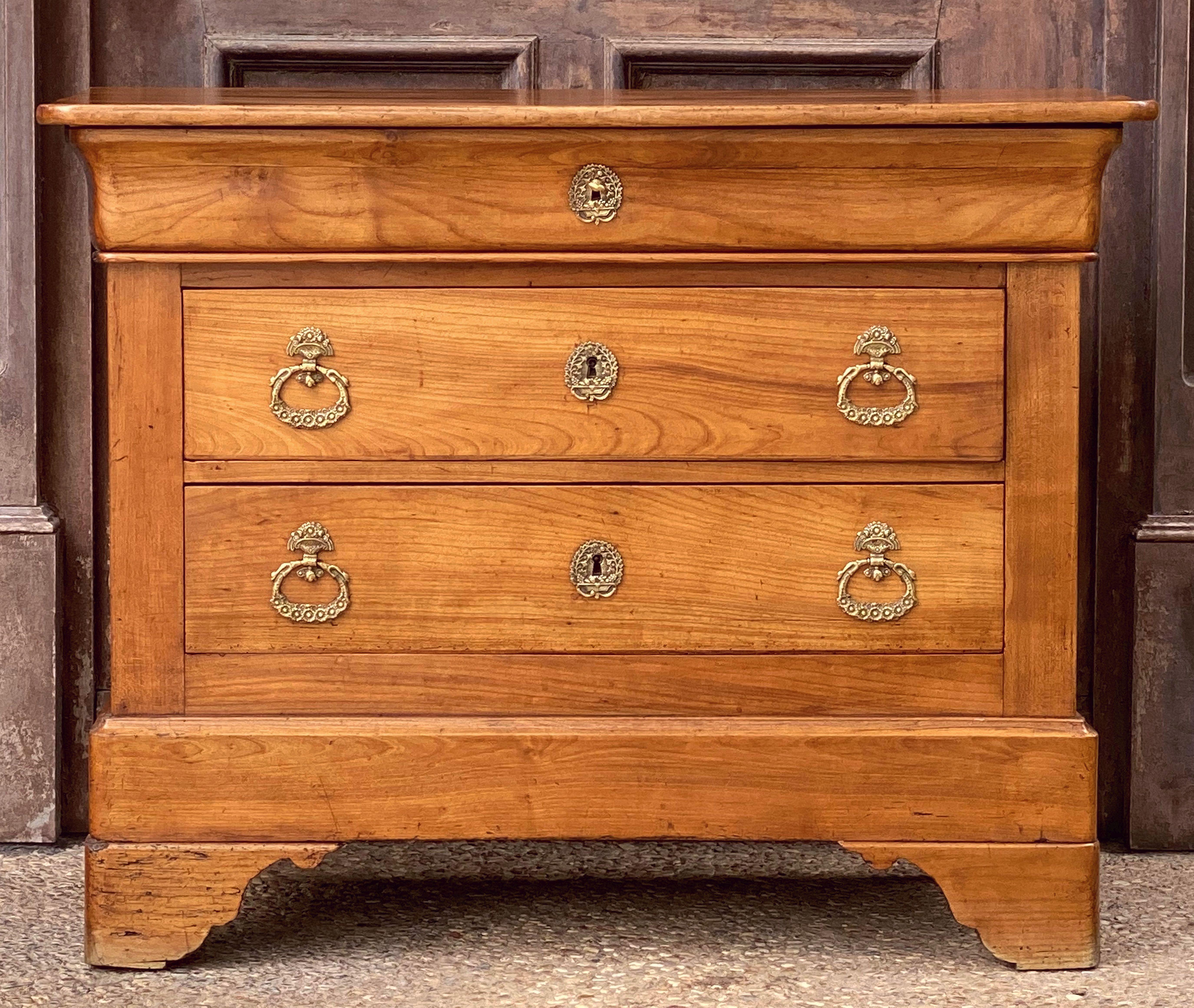 Small French Chest or Commode of Cherry 3