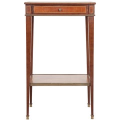 Small French Early 20th Century Inlay Table Small French Early 20th Century Inlay Table