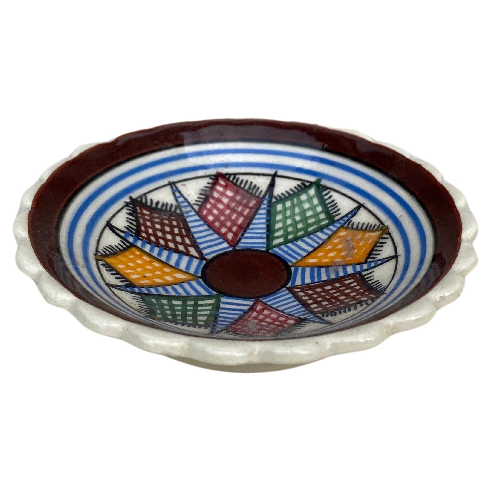 Small French Faience Bowl Henriot Quimper Circa 1930.