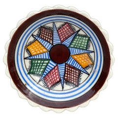 Cuenco pequeño de loza francesa Henriot Quimper Circa 1930
