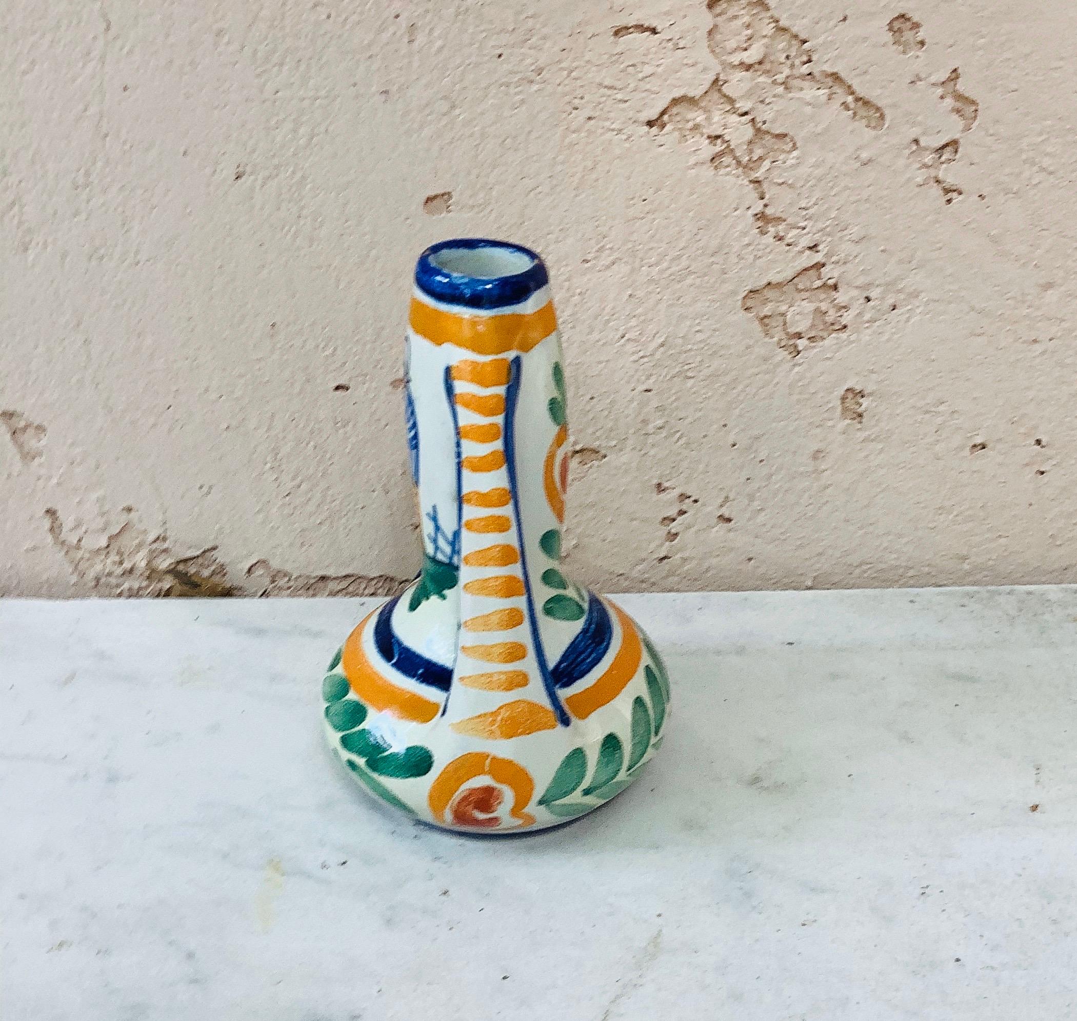 Small French Faience Vase, circa 1930 In Good Condition In Austin, TX