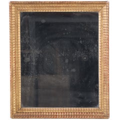 Small French Giltwood Mirror, Late 19th C