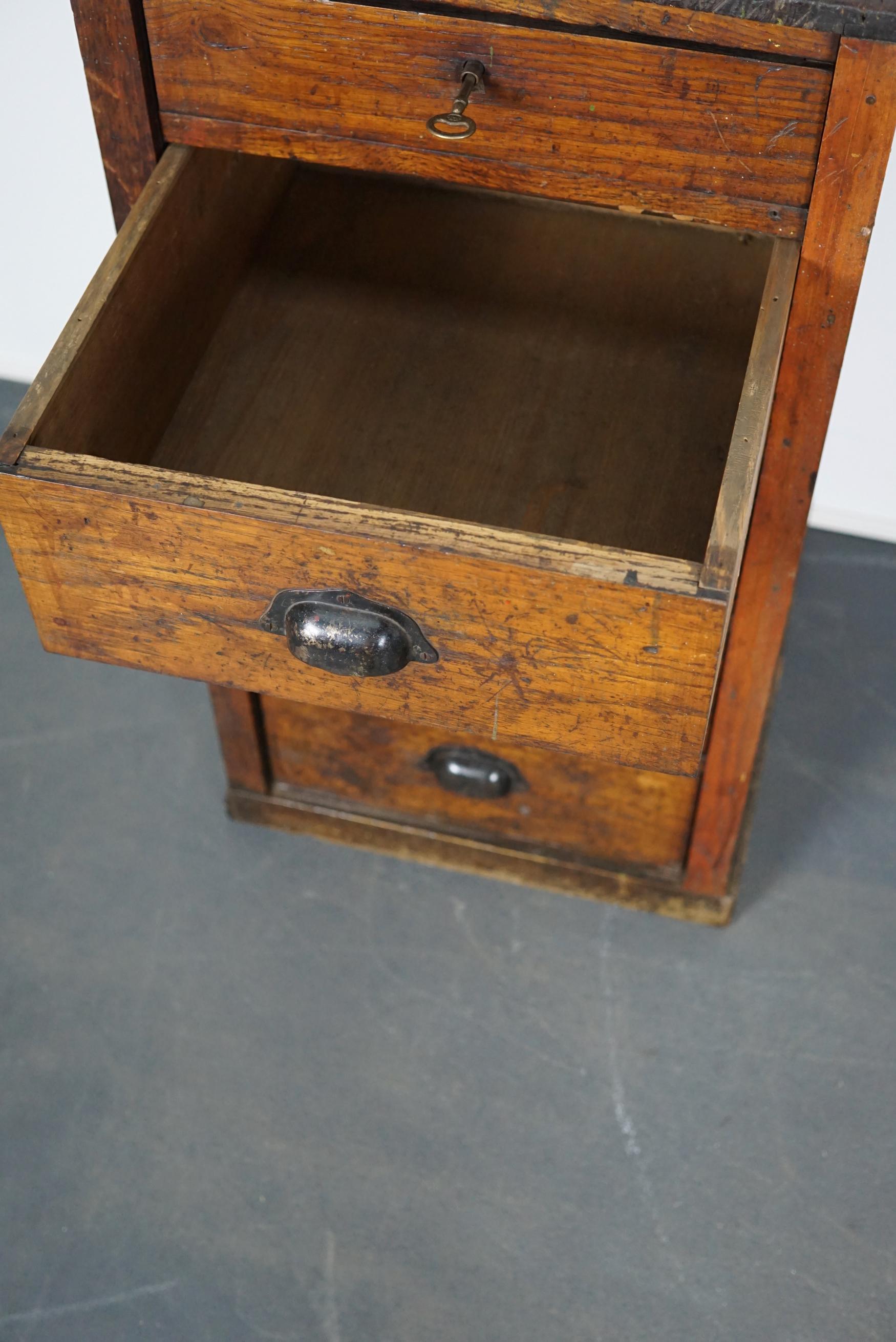 Small French Industrial Workshop Cabinet, 1950s 5