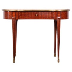 Small French Inlaid Louis XV Kidney Shaped Desk