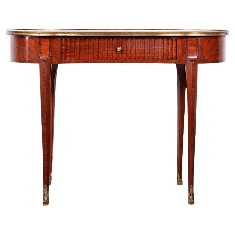 Small French Inlaid Louis XV Kidney Shaped Desk For Sale at 1stDibs