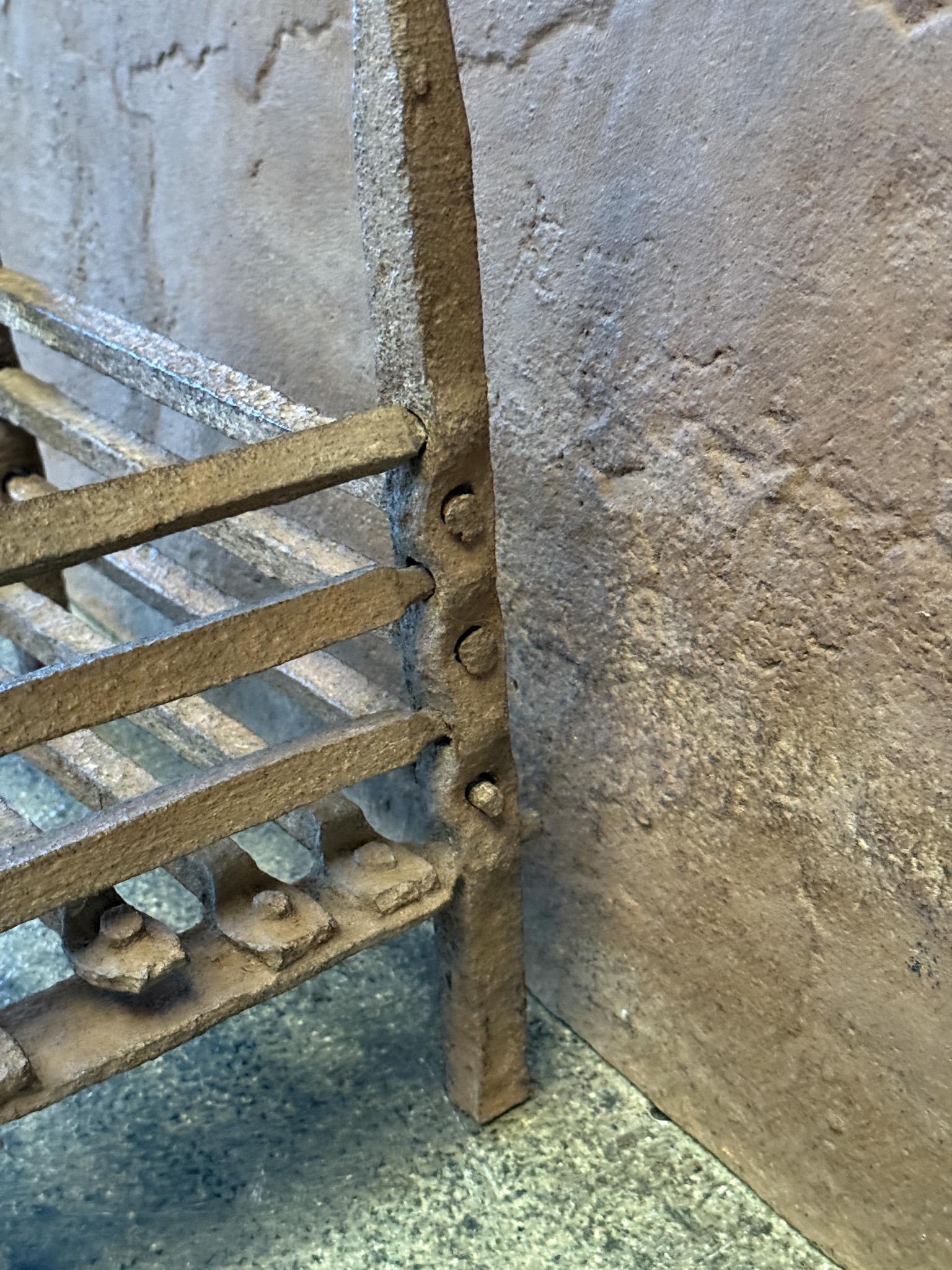 Small French Louis XIV Period Fireplace Log Grate, Early 18th Century For Sale 11