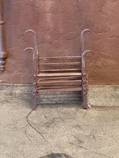 Small French Louis XIV Period Fireplace Log Grate, Early 18th Century
