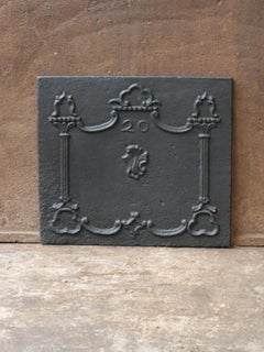 Small French Louis XV Fireback / Backsplash, 18th Century