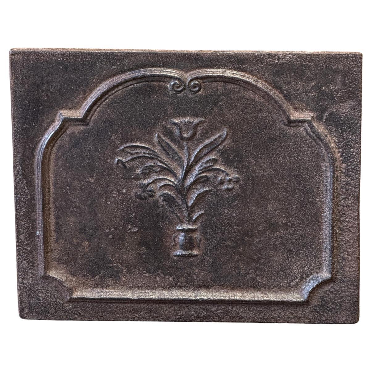 Piccolo cesto di fiori francese del periodo Luigi XV