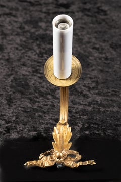 Small French Louis XVI Bronze D’ore Sconces, 19th Century, Pair Available