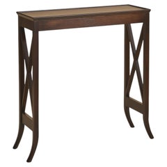 Petite console française en acajou, années 1940