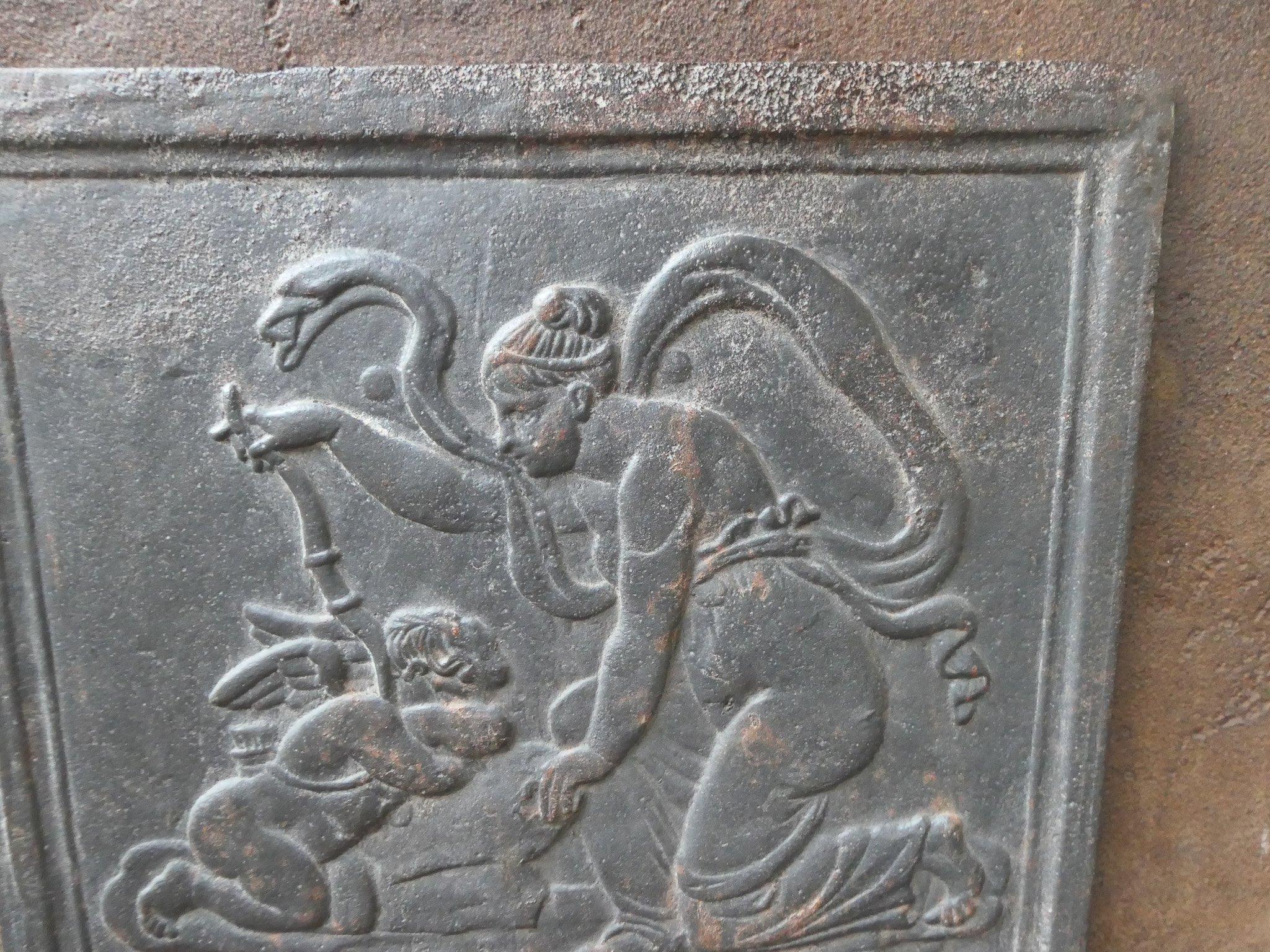 Small French Napoleon III Period 'Diana' Fireback / Backsplash, 19th Century For Sale 1