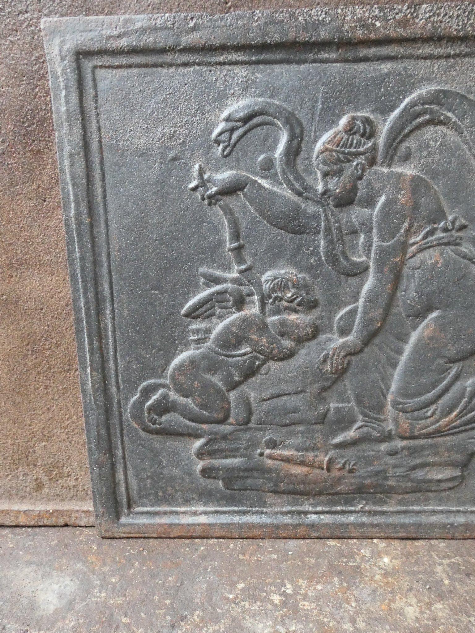 Small French Napoleon III Period 'Diana' Fireback / Backsplash, 19th Century For Sale 3