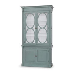 Small French Provincial Bookcase - Green Smoke