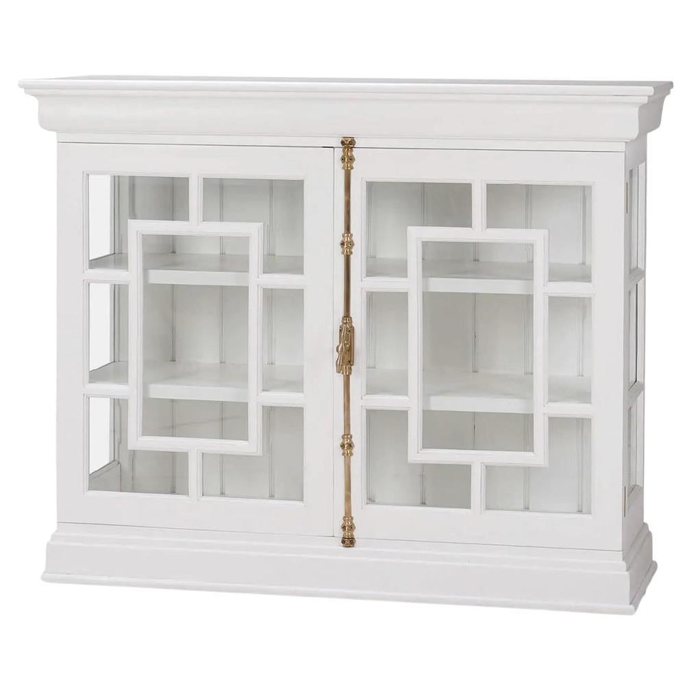 Small French Provincial White Credenza