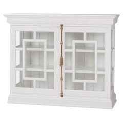 Small French Provincial White Credenza