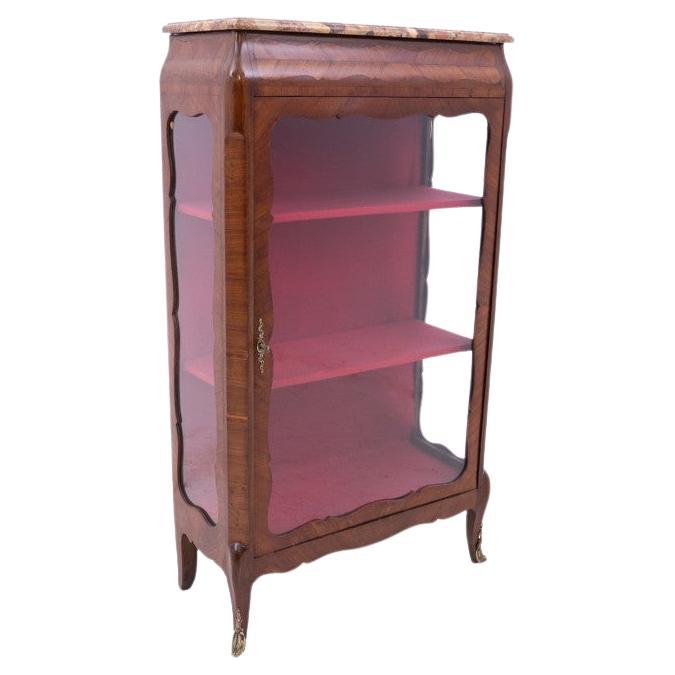 Small French showcase from the early 20th century.