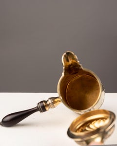 Französischer versilberter Schokoladentopf von Boin-Taburet, 1880er Jahre