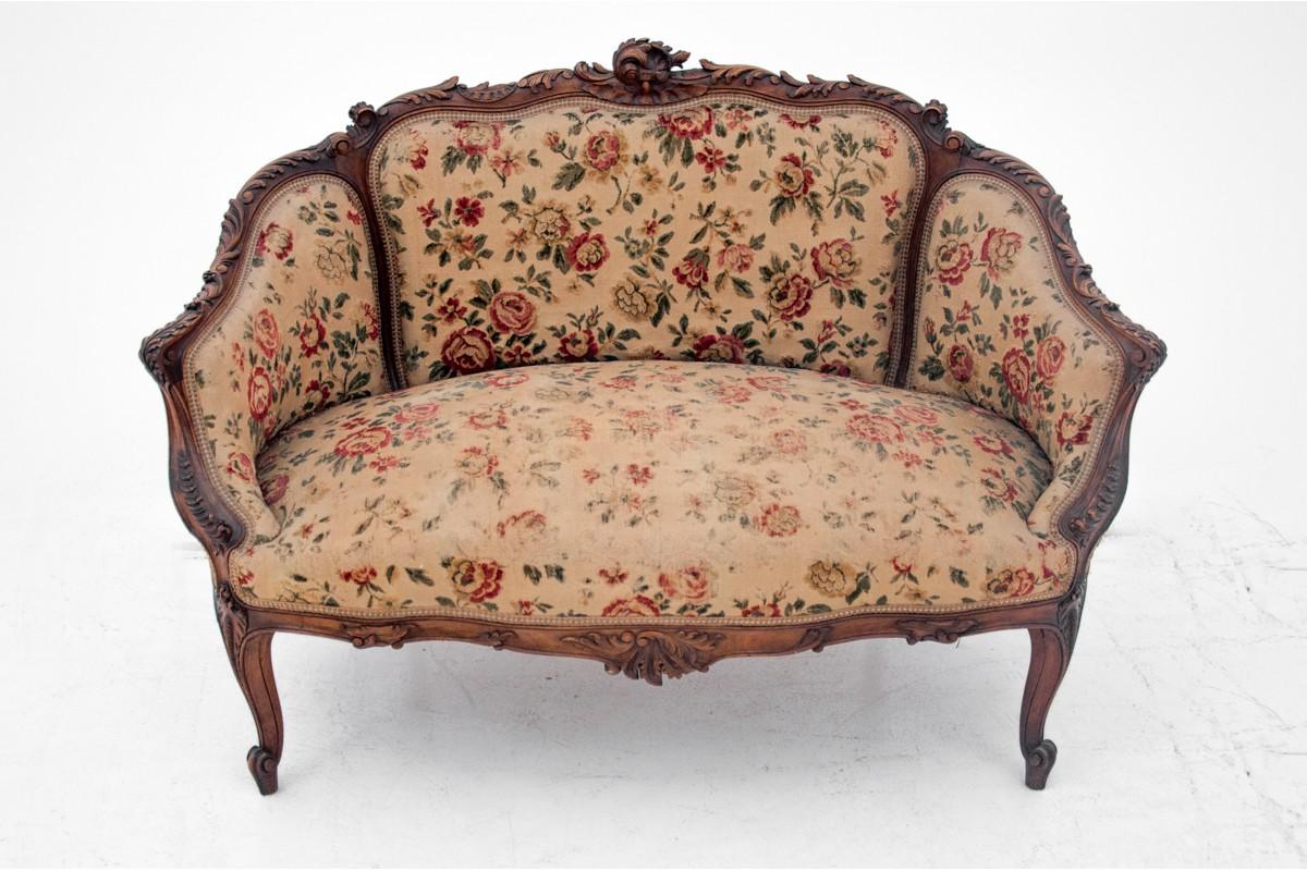 Scandinavian Small French Sofa, Around 1900