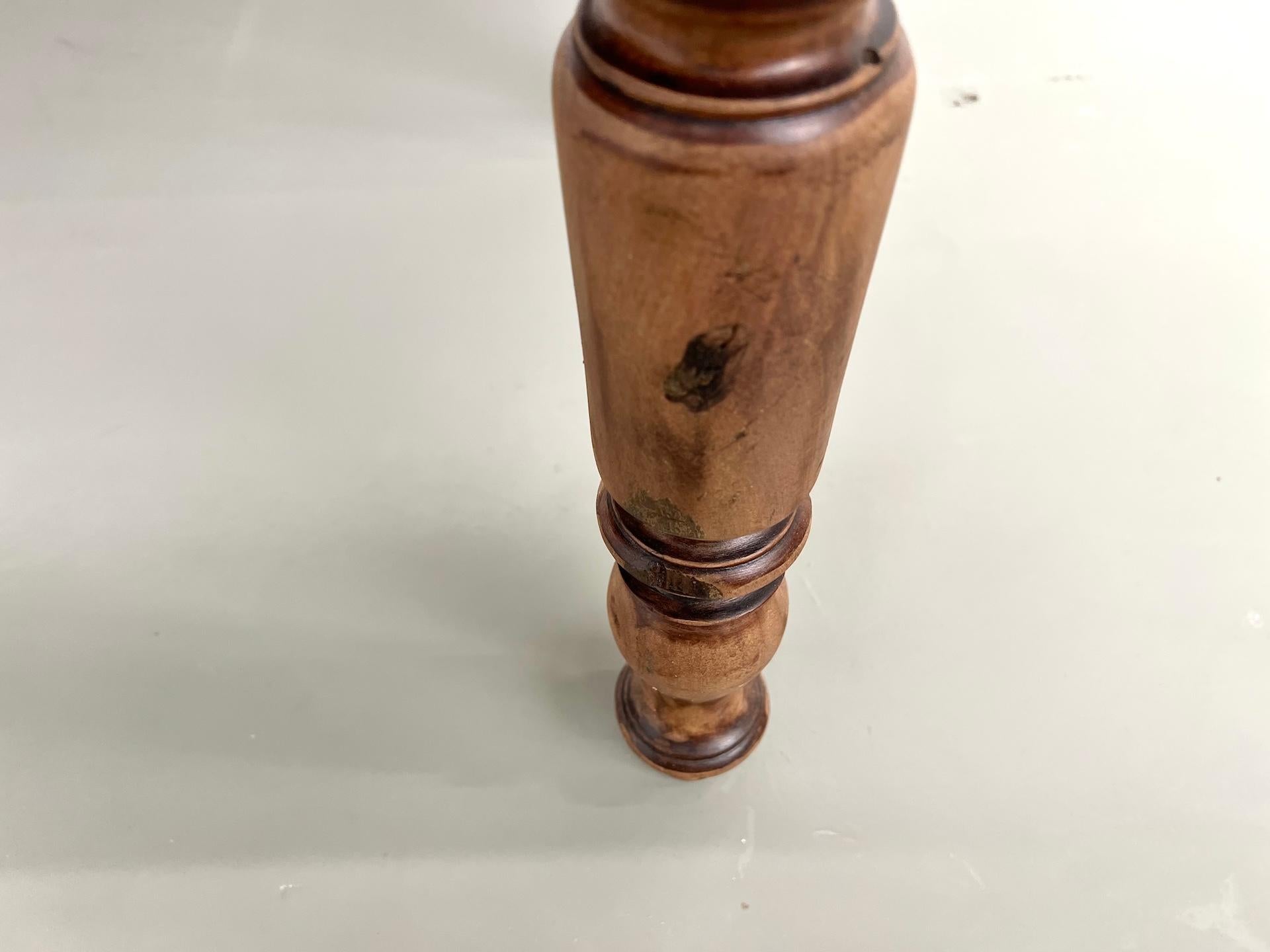 Small french solid cherry farm table/desk, from 1900's For Sale 10