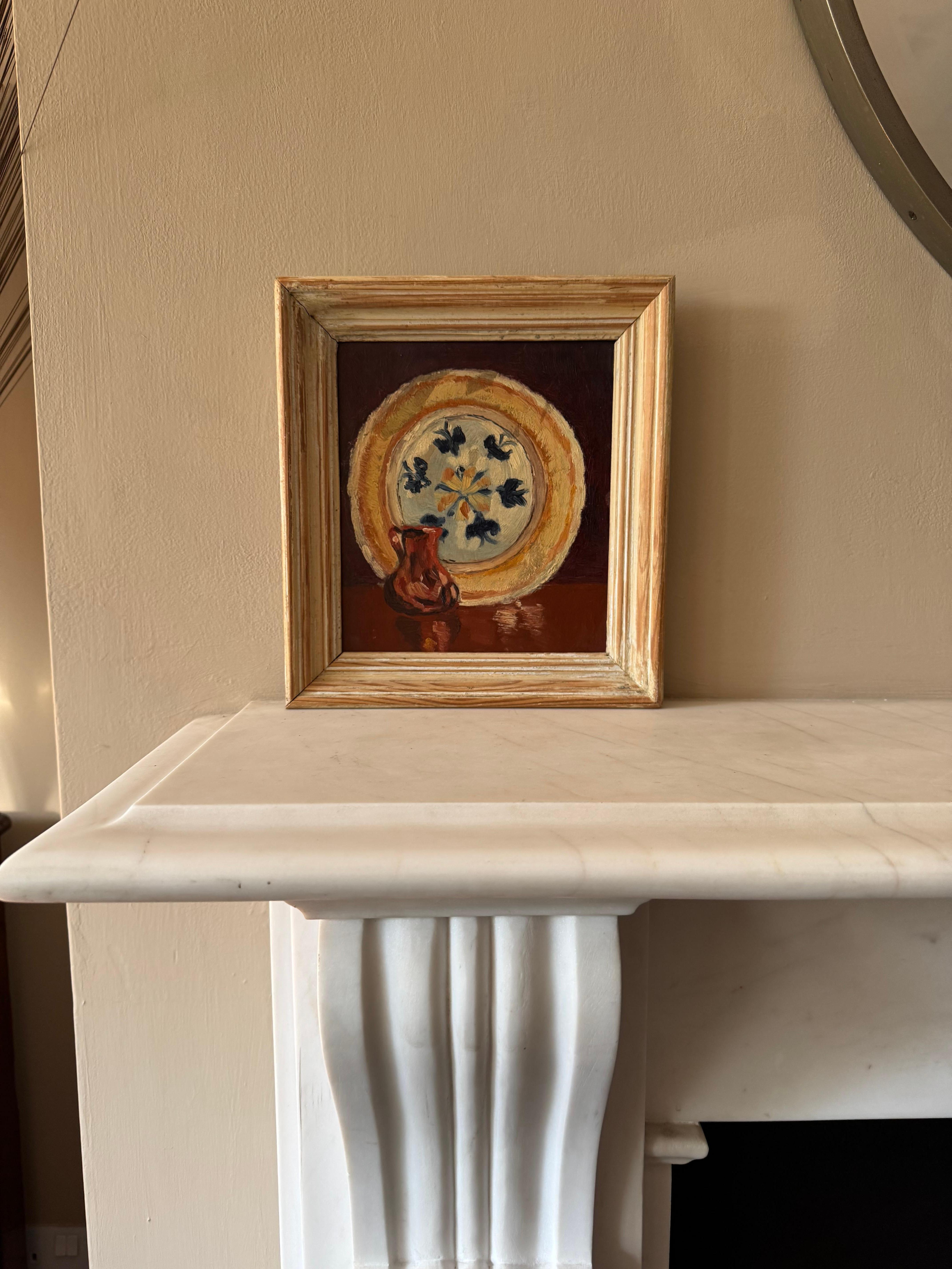 Kleines französisches Stilleben, ca. 1960er Jahre (Französisch) im Angebot