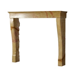 Small French Style Antique Chimney Piece for Eclectic Timeless Interiors