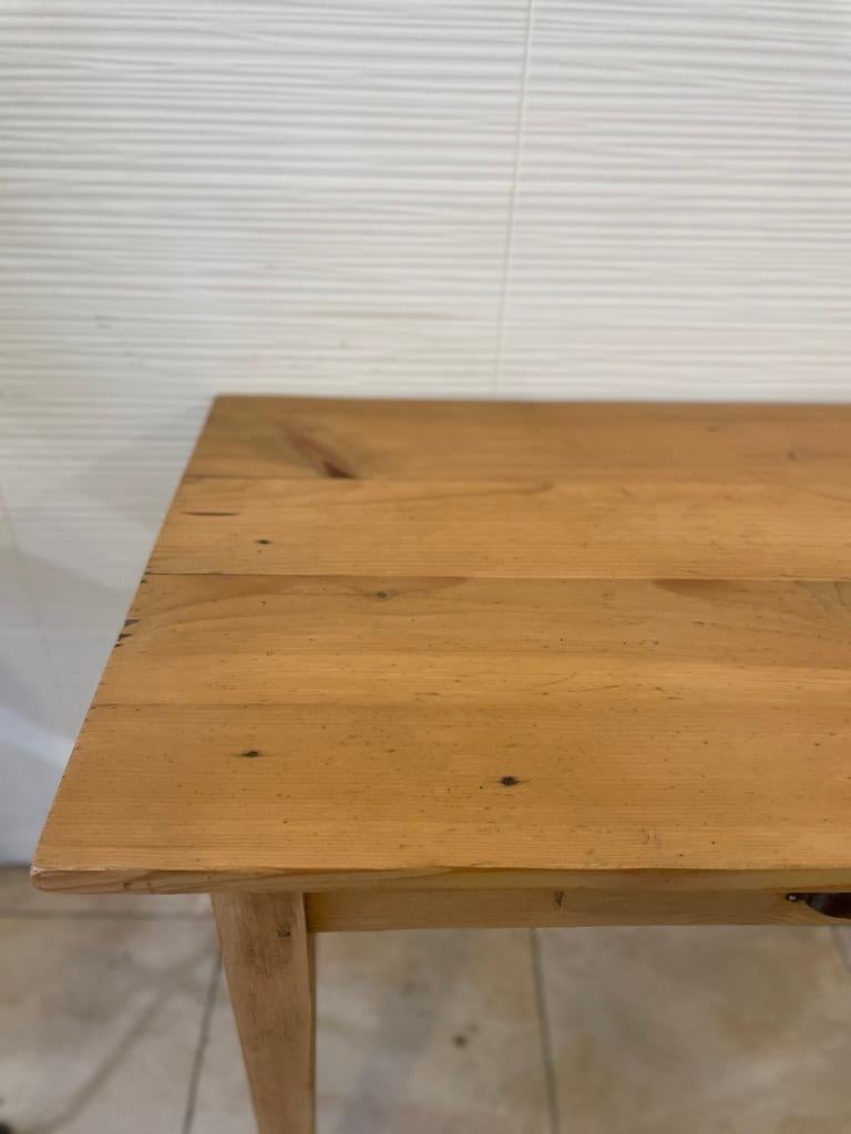 Pine Small French Table, Mid 20th Century For Sale