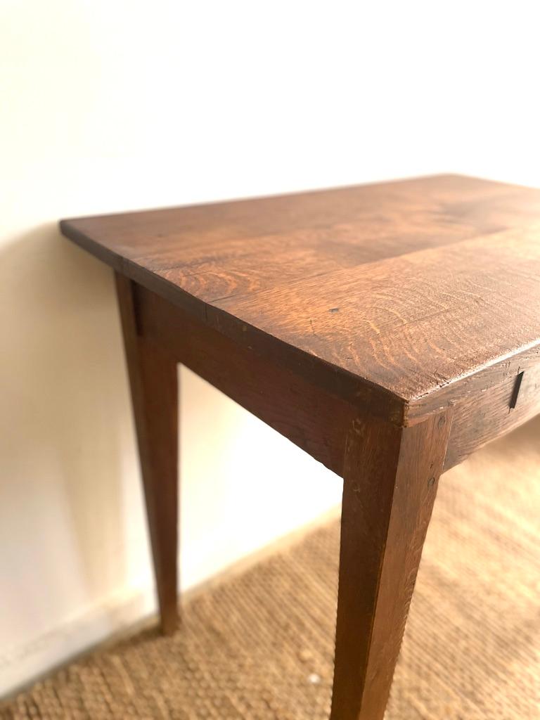 Walnut Small French Worktable, Early 20th Century
