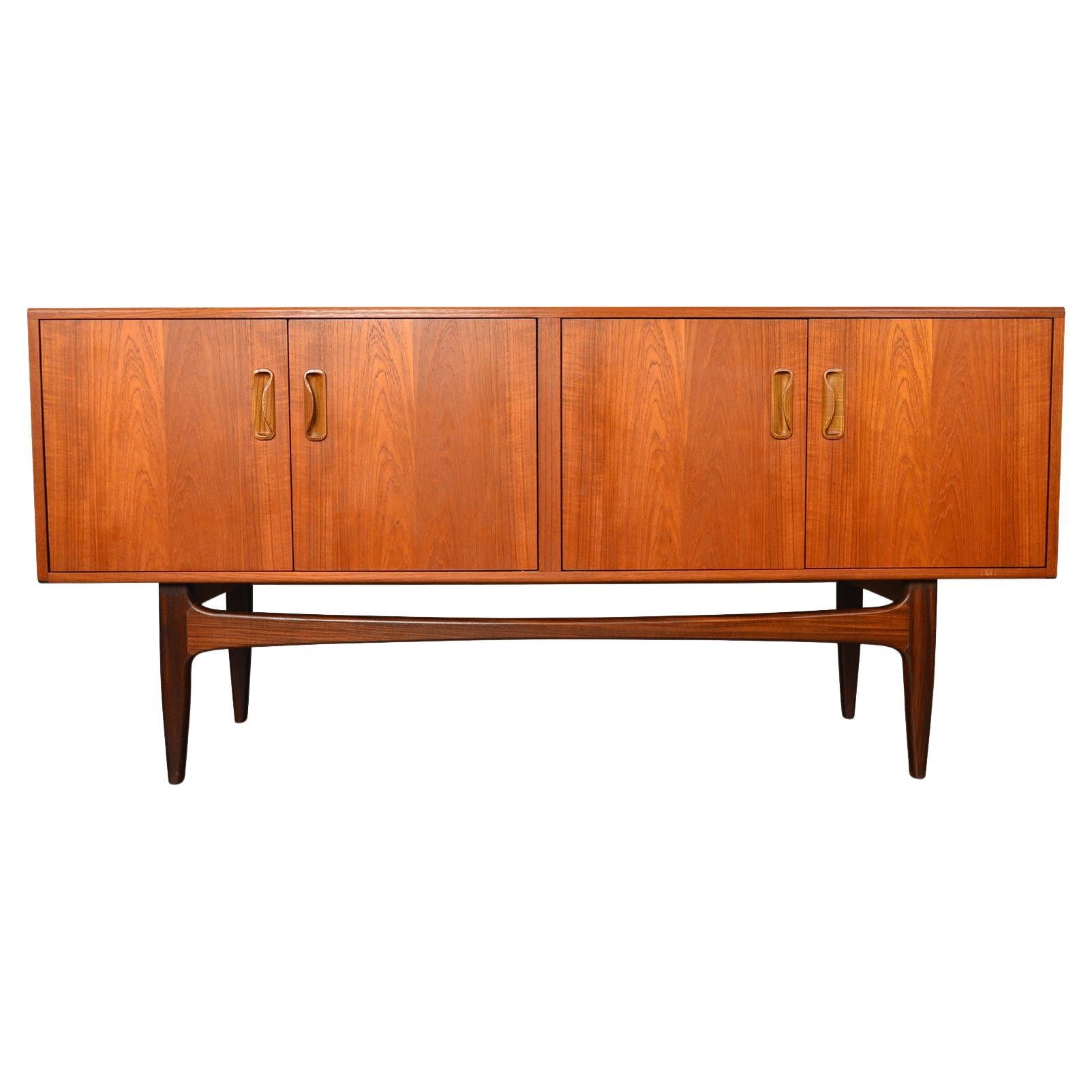 Small G Plan Fresco Mid Century Credenza in Teak 5 For Sale at 1stDibs