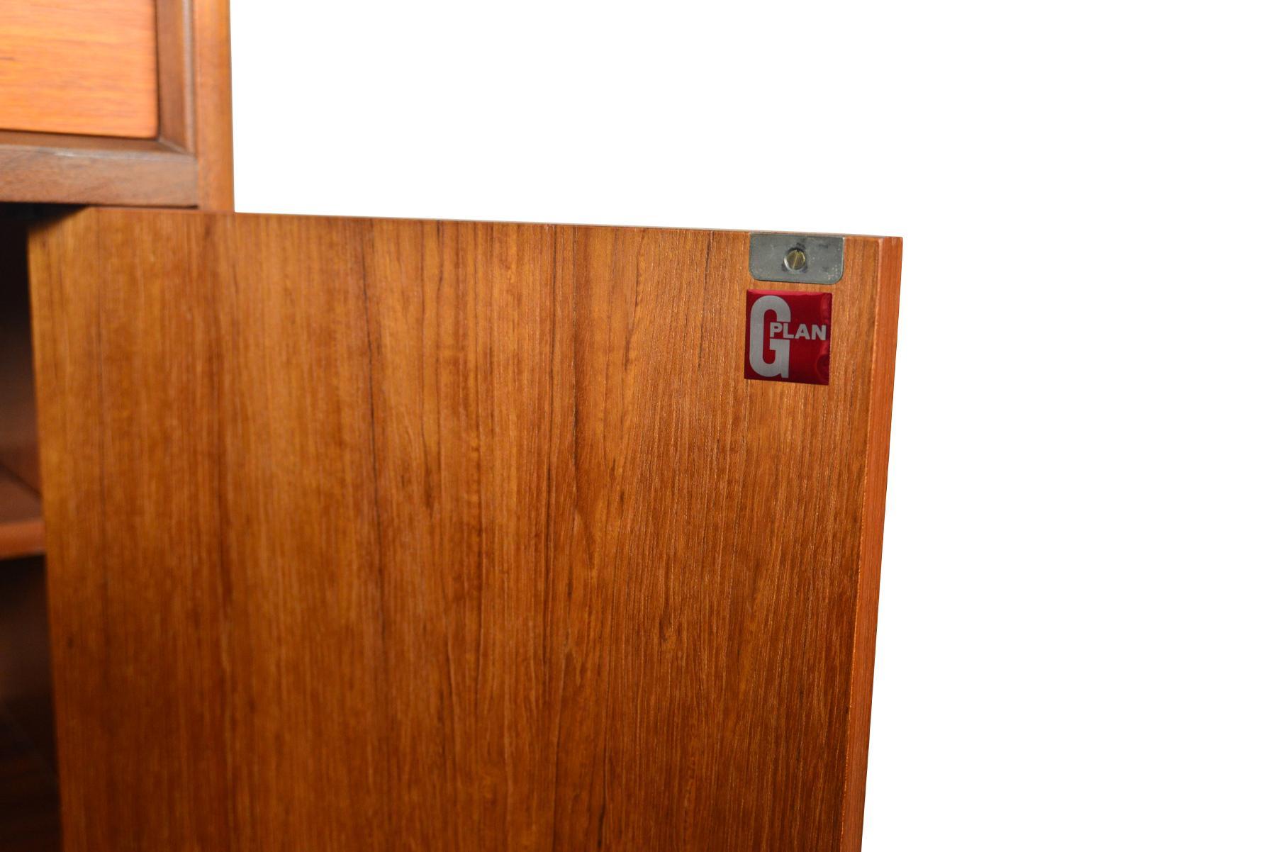 Small G Plan Fresco MidCentury Credenza in Teak 3 For Sale at 1stDibs