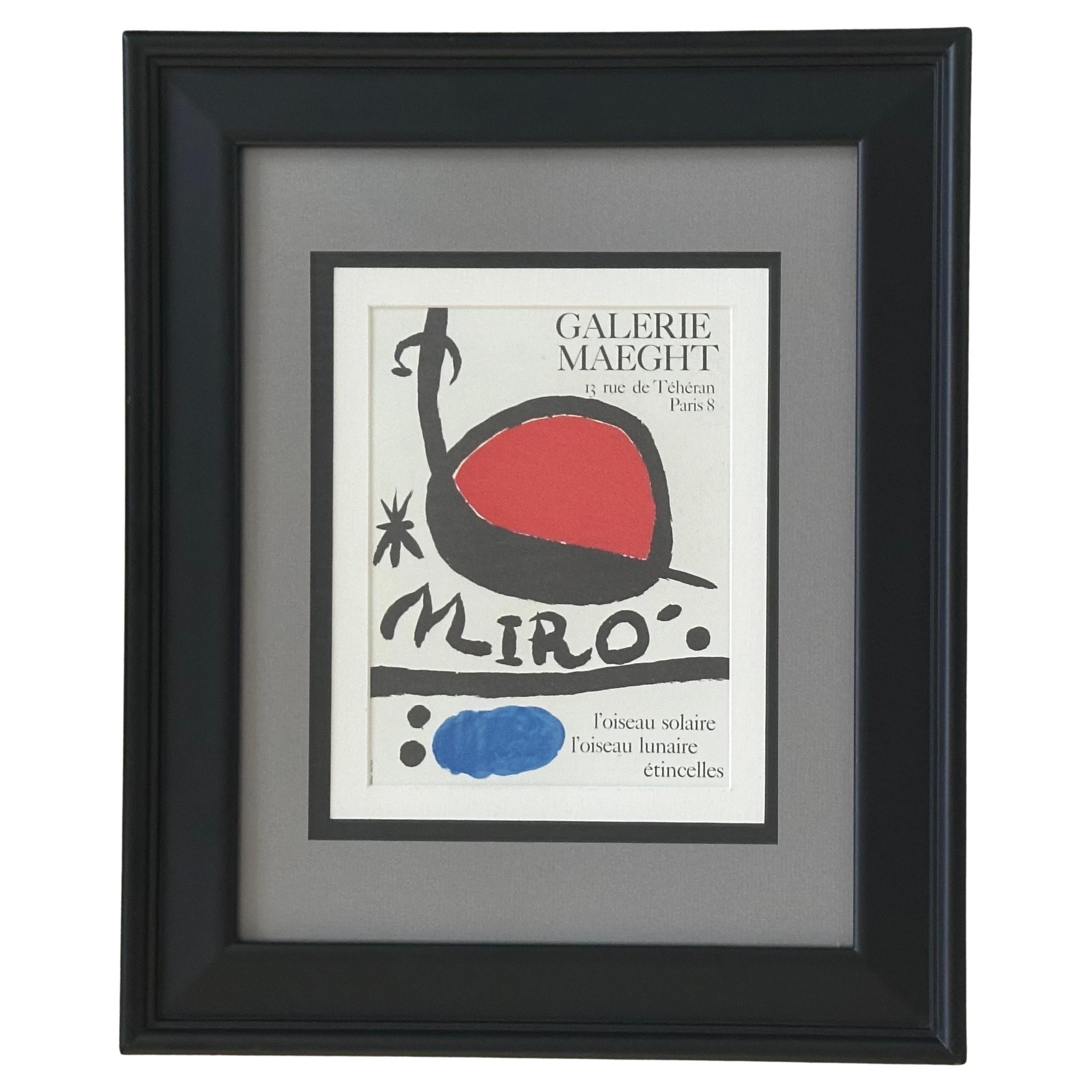 Lithographieplakat „Galerie Maeght“ von Joan Miro, Joan Miro im Angebot 3