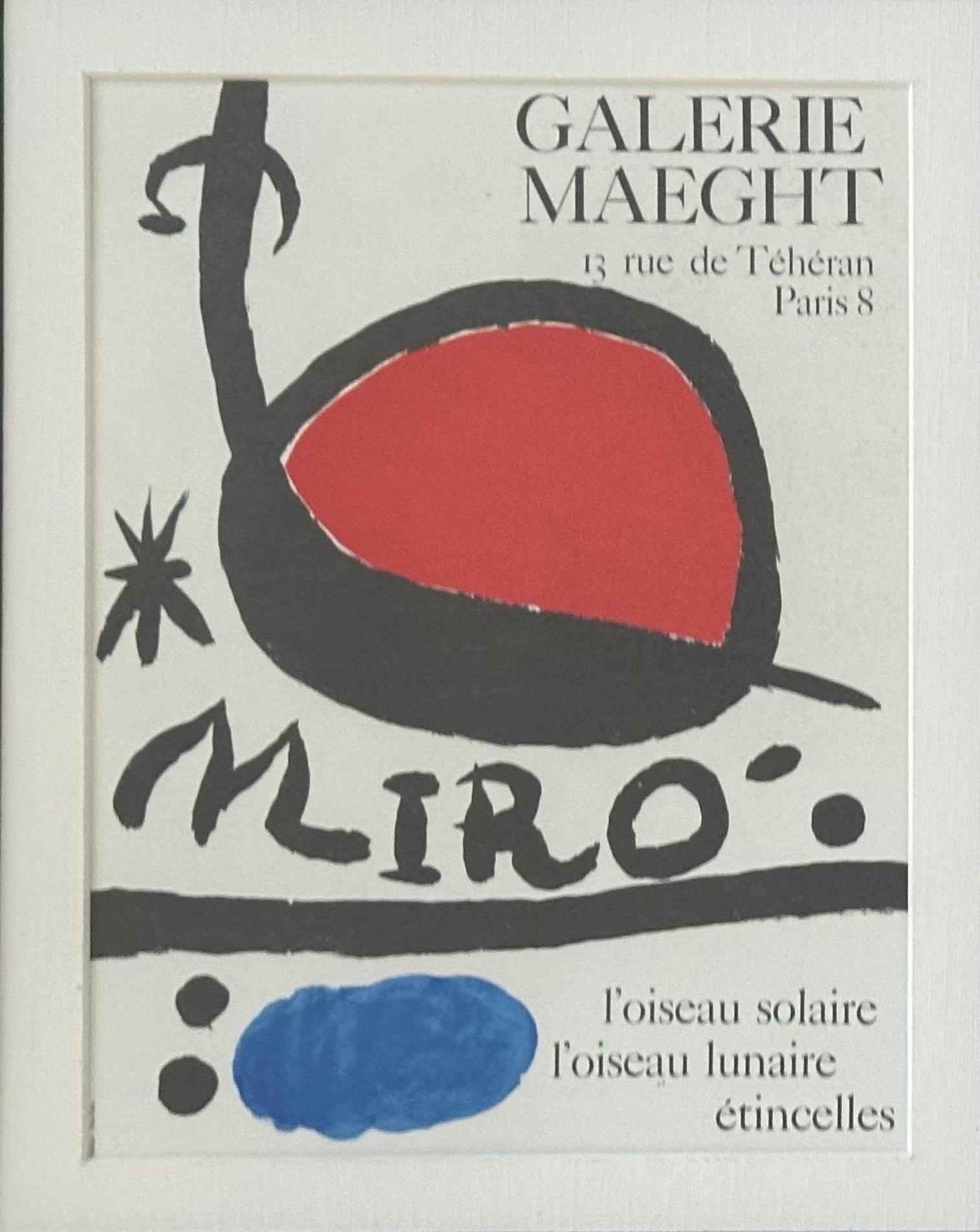Lithographieplakat „Galerie Maeght“ von Joan Miro, Joan Miro (Papier) im Angebot