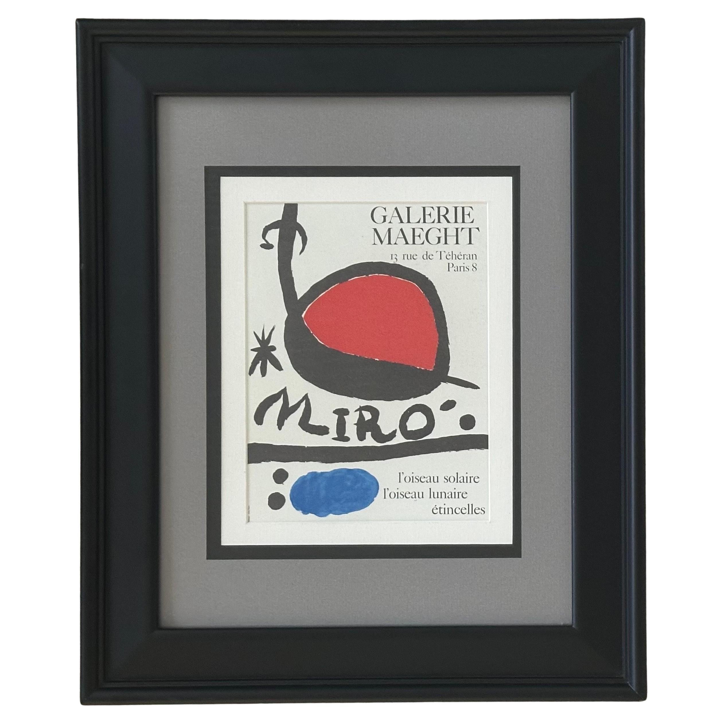 Lithographieplakat „Galerie Maeght“ von Joan Miro, Joan Miro